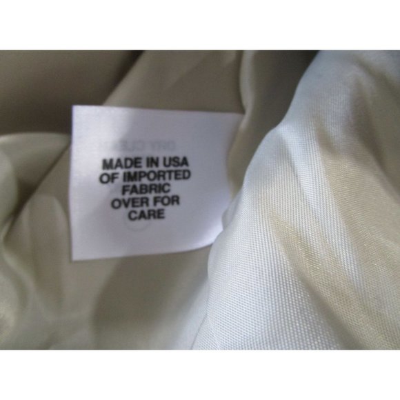 Brooks Brothers Cream Rain Coat Zip Wool Lining Hidden Button Ladies Sz 2 GUC - Picture 8 of 16